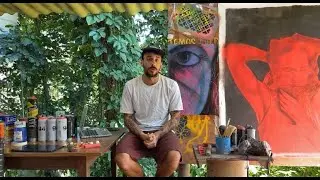 Philaico - Oficina de t&eacute;cnicas de pintura em spray no &acirc;mbito do muralismo.  - Edital Palma da M&atilde;o