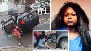 Road Raged Woman Gets Instant Karma After Attempting to Hit Someone
