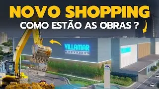 OBRAS do NOVO SHOPPING em PRAIA GRANDE: Veja Como Est&aacute; a CONSTRU&Ccedil;&Atilde;O🏗️