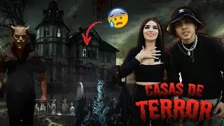 Entramos a una casa de terror por primera vez 😱 Jukilop | Kimberly Loaiza