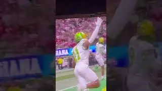 Donte Moore Throws laser for Touchdown #viral #cfb #oregonfootball #indianafootball
