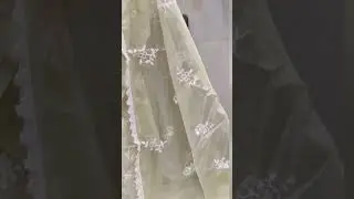 organza latest Pakistani laser cut suit #fashion #pakistanistyle