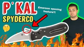 Недооценённый тактический нож для самообороны? Обзор Spyderco P&rsquo;kal 2023 | CQC (нож Pikal) от Cra...