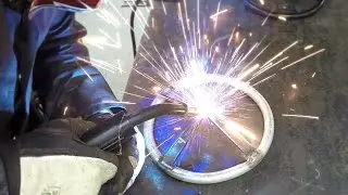 Building a Bigger Barrel Train Ep 5 - Welding the Steering Wheel and Fabricating the Interior