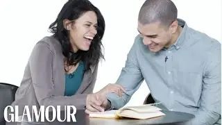 Guys Read Their Girlfriends' Old Diaries - Justina & Sly l Relationships l Glamour