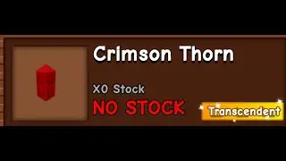 Grow a Garden Crimson Thorn Update