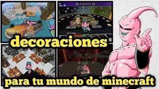 Decoraciones para minecraft bedrock 🎨 holoprint e ideas para decorar granjas 🎨