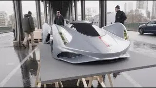 Eric Otto photographs 1:3 Porsche concept cars in Paris (Behind-the-scenes)