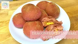 Dragofruit Pandesal with Cheese - Bread Machine Recipe | BakeWithYapi