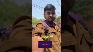 Zepto delivery job Karke earning 💸 #vlogs #shorts #minivlogs