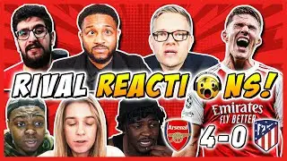 Arsenal's Rivals SCARED 😲 Reactions after 4-0 Atletico Madrid Win!