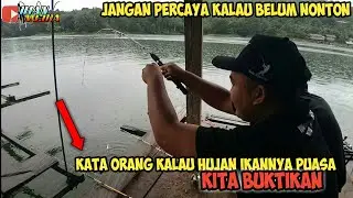 GAK DISANGKA !!! Ternyata mancing nila liar || SAAT MUSIM HUJAN DAPAT NILA BABON