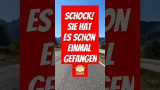 SCHOCK! Sie hat es schon einmal gefangen! #shorts #shortsviral #shortsfunny