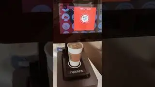 Automatic coffee printing machine #homeappliances #coffee #printing