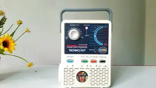 Đ&agrave;i radio nội địa Nhật : Techno Kit HR 055 rất đẹp, đa chức năng.