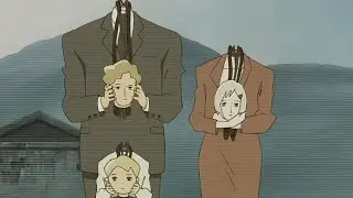 The female scientist loses her memory but becomes the nanny for the robots.
