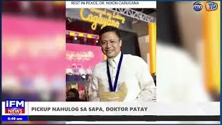 IFM LOCAL NEWS | 𝗣𝗜𝗖𝗞𝗨𝗣 𝗡𝗔𝗛𝗨𝗟𝗢𝗚 𝗦𝗔 𝗦𝗔𝗣𝗔, 𝗗𝗢𝗞𝗧𝗢𝗥 𝗣𝗔𝗧𝗔𝗬