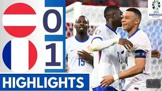 EURO2024: France 1-0 Austria, Wober Own-Goal Gift Blues WIN!  HIGHLIGHTS)