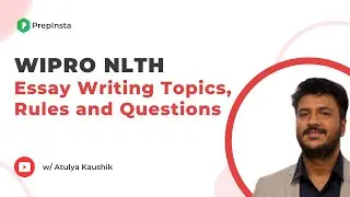 Wipro NLTH Essay Writing Topics, Rules and Questions