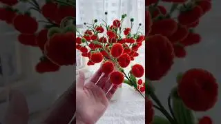 Mini pumpkin diy Orange flowers#handmade #diy #gift #diyflower #diycrafts #flowercraft #flowers