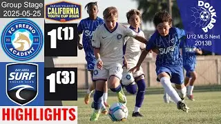 FC Fresno Academy 13B 1-1 Bay Area Surf 13B Pre-MLS | CA Youth Cup U12 | 2025-05-25 | HL