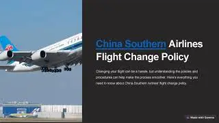 China Southern Airlines Flight Change Policy