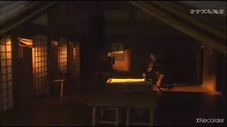 Uesugi Kenshin(Gackt) playing Biwa(lute) at Zenkō-ji temple.               Furin Kazan Series🔥🔥.
