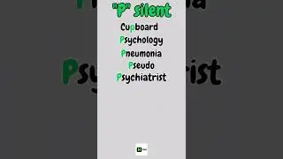 &ldquo;P&rdquo; silent. Dont sound &lsquo;P&rsquo; in these words. #shorts #youtube #english #youtubeshorts #vocabulary