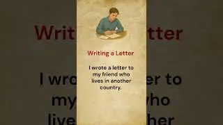 Writing a Letter || Learn English! 🚀 #learnenglish #shorts #viral #viralshorts