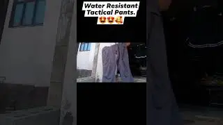Water Resistance Tactical Pants. #tacticalpants #waterresistance #pants