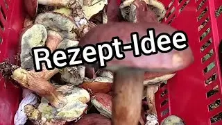 Maronen-R&ouml;hrlinge mit gebackenen Semmelkn&ouml;del und H&uuml;hnchen - Rezept Idee