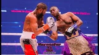 Deji Vs Floyd Mayweather Highlights #deji #floydmayweather