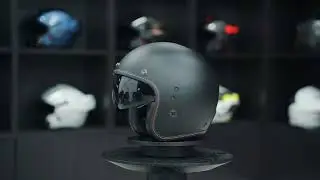 Discover the Scorpion Belfast Evo Solid Matt Black Motorcycle Helmet | Product Overview