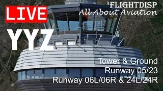 🔴 Live ATC Operation: 🇨🇦 Toronto Pearson Airport SUNDAY Action! | ATC Audio Tower/Ground