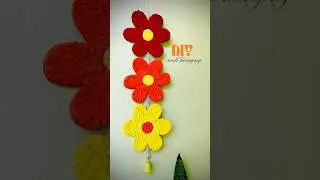 DIY home decor| zero cost room decor ideas #shorts #viralshorts #homedecor #wallhanging #diy