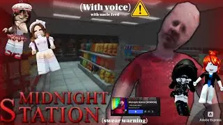 PLAYING MIDNIGHT STATION WITH FRIENDS!! (with voice!) *Funny moments*