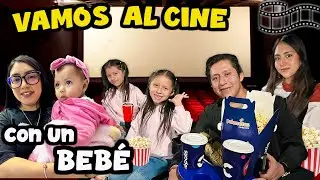 VAMOS al CINE con una BEBÈ por PRIMERA VEZ | Familia Daailum