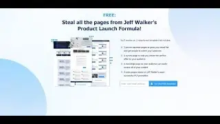 Systeme Jeff Walker's Product Launch Formula Free Funnel Template Review