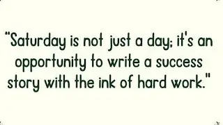 #saturday #saturdayvibes #saturdayquotes #saturdaystatus #educationwithcare #Saturdayreels #saturday
