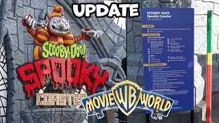 FINALLY! BIG Scooby Doo Spooky Coaster Update at Movie World!