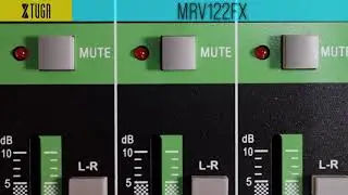 XTUGA MRV122FX 12-Channel Audio Mixer Sound board Ultra-fashion of all metal chassis