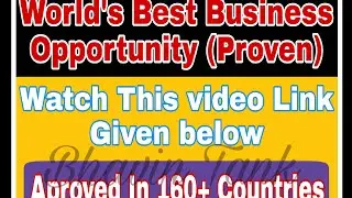 Work From Home USA | Entrepreneur USA | World's Best Business Opportunity by BHAVIN TANK 9033852235