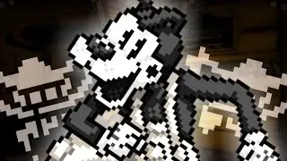 BORIS SAVES & JOINS US!? - BATIM 2D EDITION | Bendy and the ink machine: Reece's story chapter 2