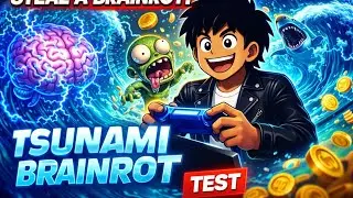 Test sur le jeu rivalitaire de Steal a Brainrot ( Tsunami brainrot)
