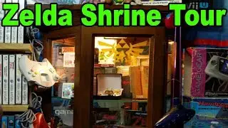 Secrets Of The Shrine - ZELDA Display Tour - Game Room Highlight!