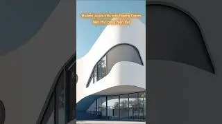 Modern Luxury Villa with Flowing Curves Architectural Masterpiece