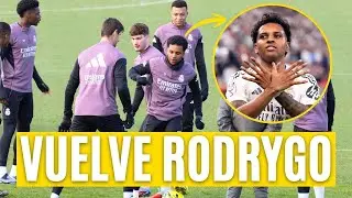 RODRYGO, de vuelta ante el VILLARREAL | Entrenamiento REAL MADRID
