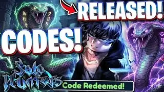 🐍 SOLO HUNTERS CODES (RELEASE) | ALL WORKING CODES ROBLOX SOLO HUNTERSb🎁