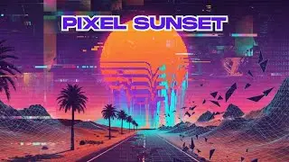 Pixel Sunset 🌅 Digital Melt - DJ Tuv