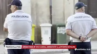 01 APRILE 2025 - FRANCAVILLA F.NA (BR) - SPARATORIA IN VICO CAROLI, ARRESTATO IL LATITANTE DI PALMO